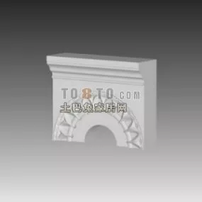 Construction Equipment Classic Arc Wall 3d model