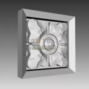 Construction Equipment Carved Frame Set 3d model