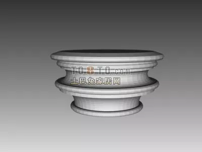 Modern Neoclassic Style European Column 3d model