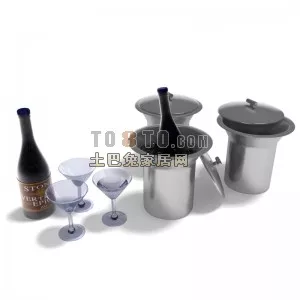 Tableware For Kitchen 3d model Tableware For Kitchen 3d model