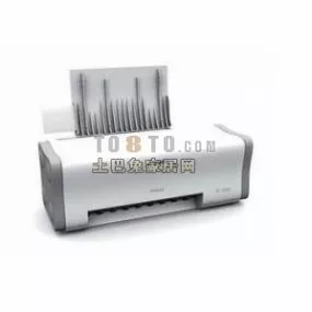 Electrical Printer Set 3d model