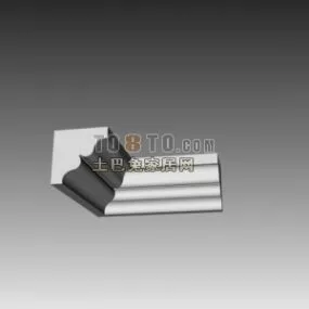 European Corner Molding 3d model