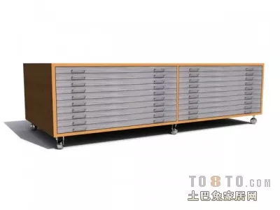 Office Cabinet Wooden Material 3d model Office Cabinet Wooden Material 3d model