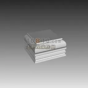 Antique Column Base 3d model