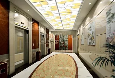 Scifi Spaceship Corridor 3d model
