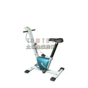 Electric Bike Fitness Equipment 3d model
