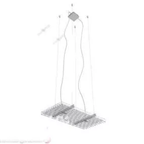 Ceiling Pendant Lamp With Wire 3d model