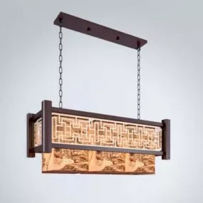 Restaurant Chinese Chandelier 3d model