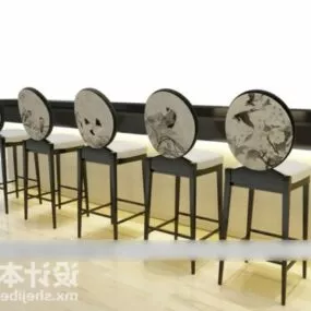 Coffee Bar Chair 3d model