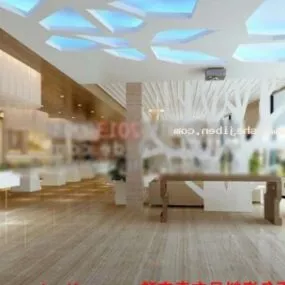 Sales Office Hall Interior 3d model