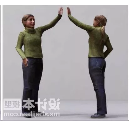 Female Base Mesh Character 3d model
