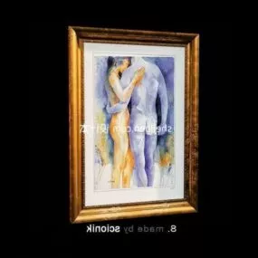 Art Painting Frame 3d model