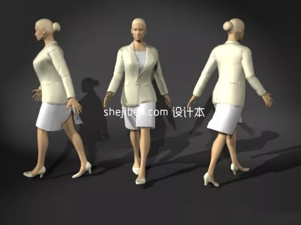 Steve Rigged Character 3d model