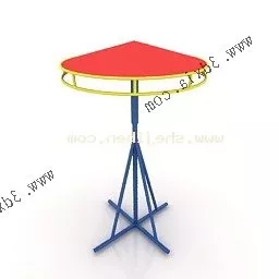 Outdoor Umbrella With Stand 3d model