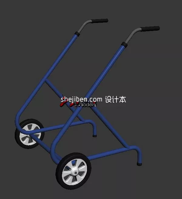 Scooter Walking Stick 3d model Scooter Walking Stick 3d model