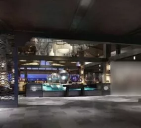 Lighting Restaurant 3d model