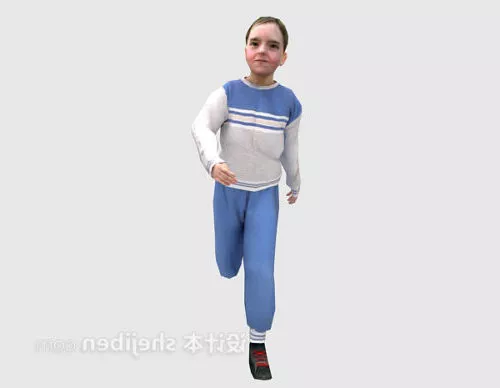 Zombie Girl 3d model