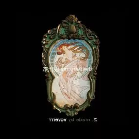 Medieval Art Painting Frame 3d model