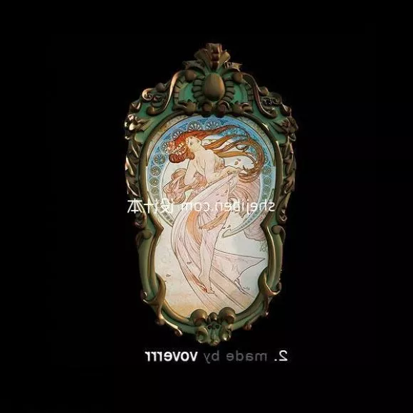 Medieval Art Painting Frame 3d model Medieval Art Painting Frame 3d model