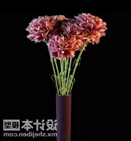 Decorative Flower In Bottle 3d model Decorative Flower In Bottle 3d model