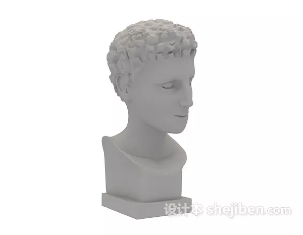 Figurine Golden Tree 3d model