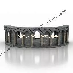 Old Roman Architecture 3d model