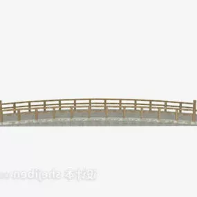 Chinese Stone Bridge 3d model