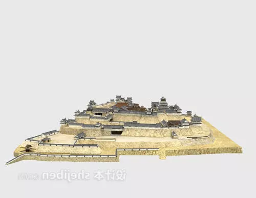 Highland Palace Castle 3d model