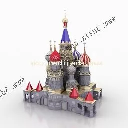 Classic Castle Architecture 3d model