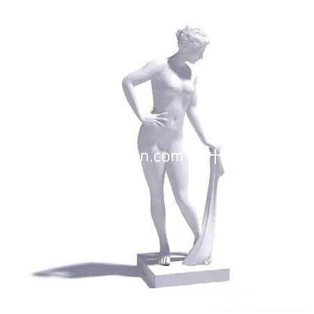 Ancient Statue Child With Goose 3d model