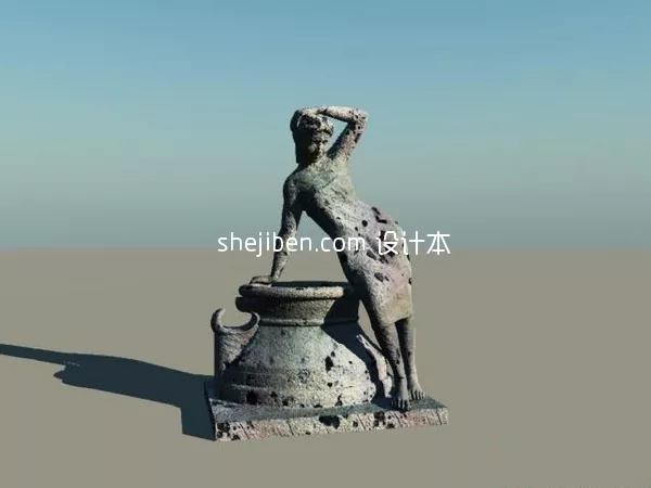 Statue Character 3d model