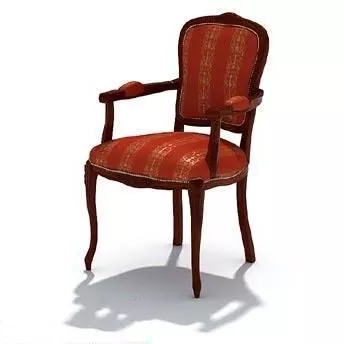 Accent Chairs And Table 3d model