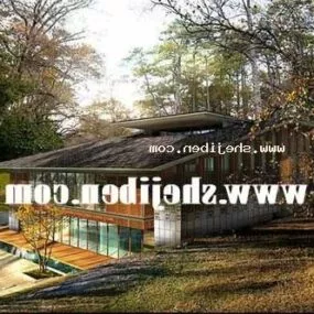 Forest Residential Building 3d model