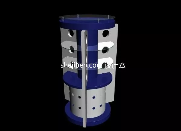 Hallway Rack 3d model