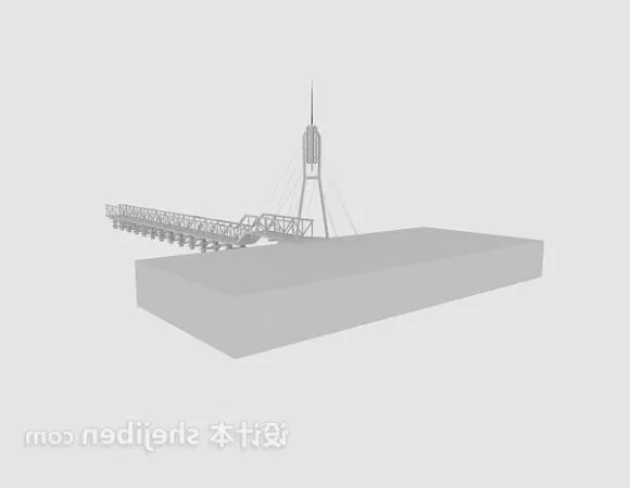 Brass Valve Industrial Equipment 3d model