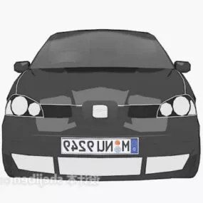 City Black Car Vehicle 3d model