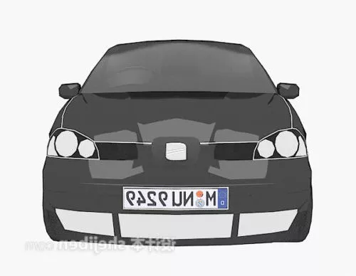 Typical Car Door 3d model