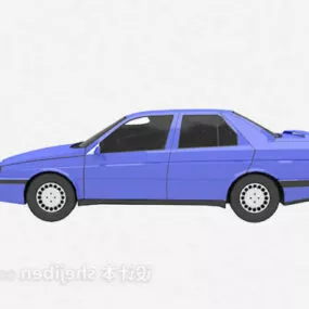 Purple Car 3d model