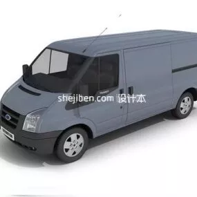 Cash Truck Medium Size 3d model