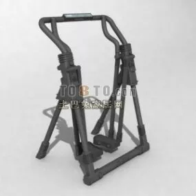Gym Rack Fitness Equipment 3d model