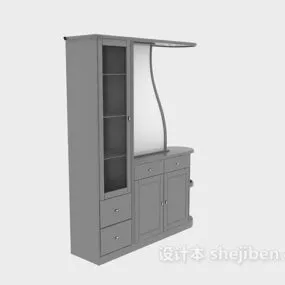 Side Cabinet With Small Drawers 3d model