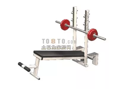 Bar Chair With Inox Tube Frame 3d model
