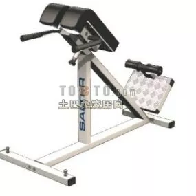 Treadmill Bench Fitness Equipment 3d model