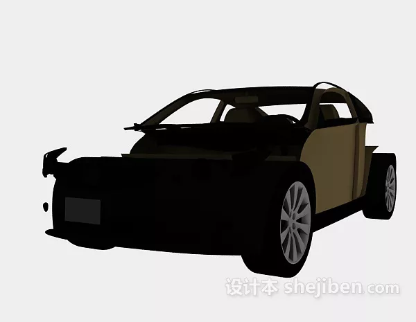 Vintage Car 1924 Martin Wasp 3d model