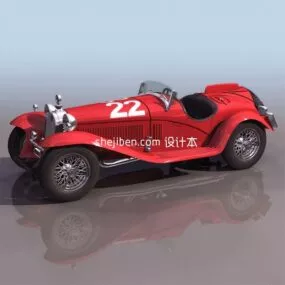 Alfa Romeo Classic Car 3d model