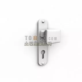 Aluminum Lock 3d model