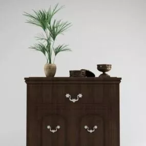 American Design Bedside Table 3d model
