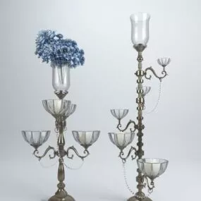 American Candlestick 3d model