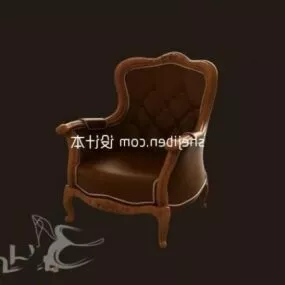 American Leather Single Sofa Armchair 3d model