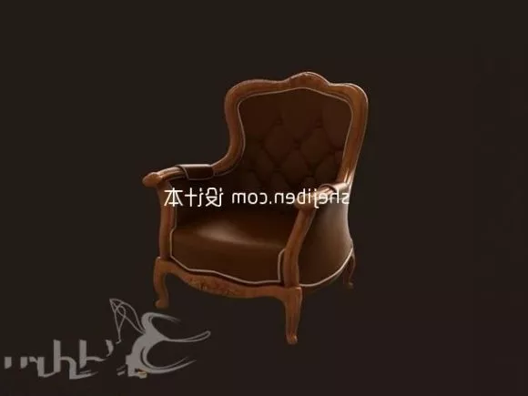 Sofa Low Back Low Arm 3d model